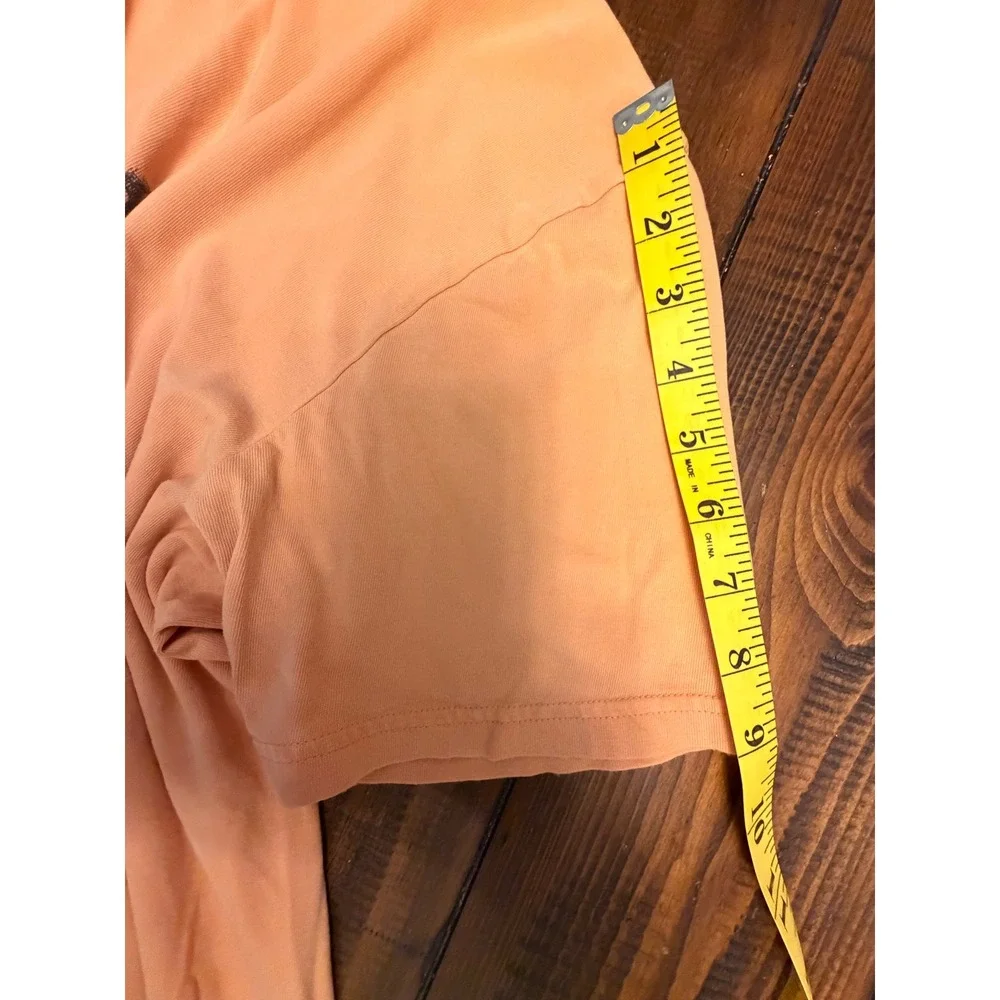 Vintage Polo Sport Ralph Lauren POLO 67 Graphic T Shirt Orange Large Cotton
